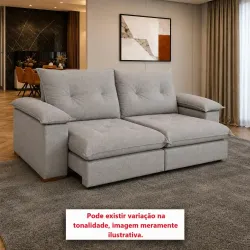 ESTOFADO DESIGN APOLO RETRATIL SATURNO GELO