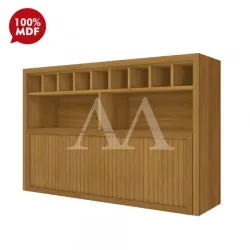 ARMARIO NESHER 1P ABRIR BASCULANTE C/ NICHO ADEGA IMPERATRIZ 120CM FRE